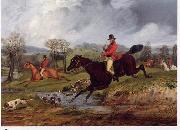 unknow artist Classical hunting fox, Equestrian and Beautiful Horses, 158. oil painting reproduction